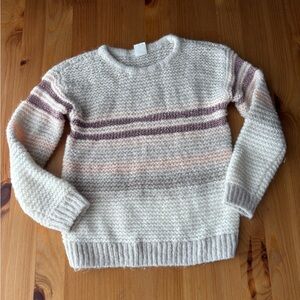 Girls' Baby Gap Wool Blend Glittering Striped Sweater Size 4